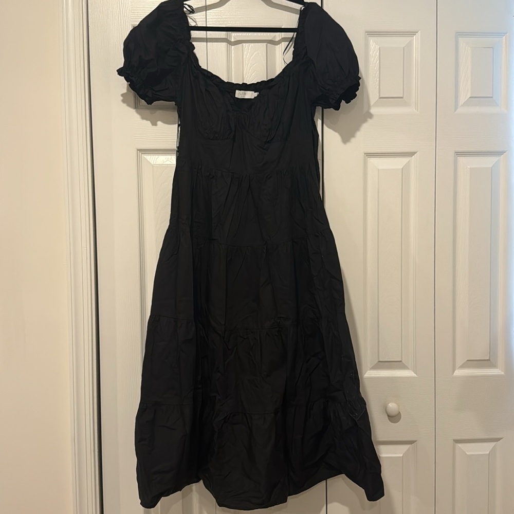 Astr Black Midi Dress - Picture 4 of 4